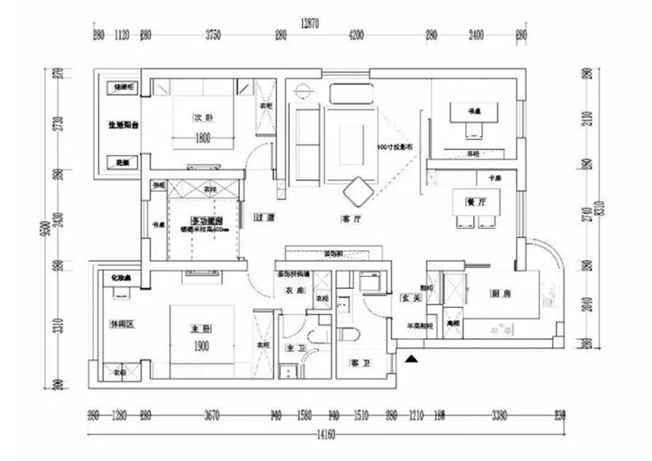 上海装修案例浦江瑞和城