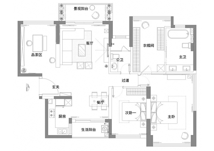 上海装修案例张杨花苑