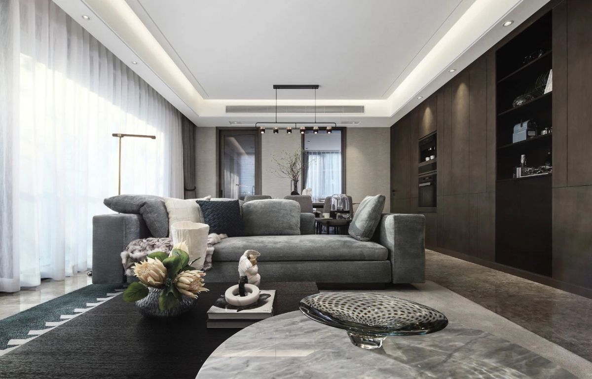 上海装修案例精致住宅 | 新现代主义构建生活之美